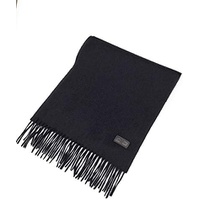 Hickey Freeman Solid 100% Italian Cashmere Scarf for Men  Ultra-Soft Men’s Winter Scarves, 72-Inches x 12-Inches
