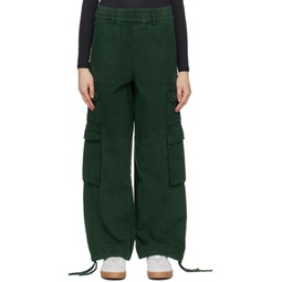 Green Lopa Cargo Pants 241946F087000