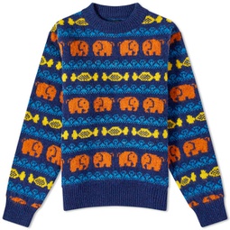 Howlin Party In The Front Knit Magic Blue