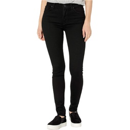 Womens Hudson Jeans Barbara High-Waist Super Skinny in Black