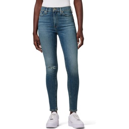 Hudson Jeans Barbara High-Rise Super Skinny Ankle in Gravity