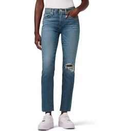 Hudson Jeans Nico Mid-Rise Straight Ankle in Reminisce