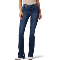 Womens Hudson Jeans Barbara High-Rise Bootcut w/ Inseam Slit in Loyalty