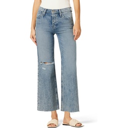 Womens Hudson Jeans Rosie High-Rise Wide Leg Crop in Young at Heart Des