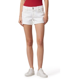 Womens Hudson Jeans Croxley Mid Thigh Short (w/Rolled Hem)