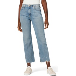 Hudson Jeans Remi High-Rise Straight Crop in Sunlight