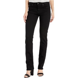 Womens Hudson Jeans Nico Mid-Rise Straight in Black