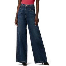 Womens Hudson Jeans James High-Rise Wide Leg in Naval