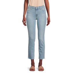 Natalie Mid-Rise Straight Jeans