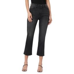 Noa Straight Fit Mid Rise Cropped Jeans