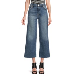 Rosie High Rise Wide Leg Crop Jeans