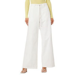 High Rise Wide Leg Drawstring Pants