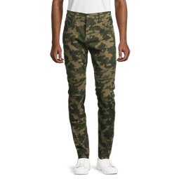 Ethan Biker Camo Skinny Jeans