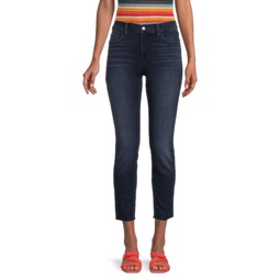 Natalie Mid Rise Super Skinny Ankle Jeans