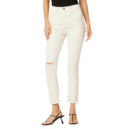 Harlow Distressed Ankle-Crop Jeans