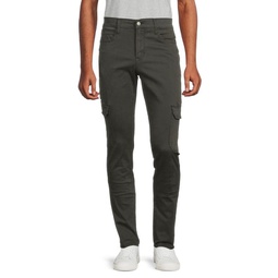 High Rise Ace Slim Fit Cargo Jeans