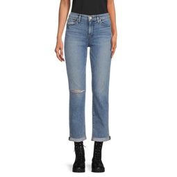 Kass High Rise Cropped Straight Jeans