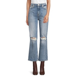 Remi High Rise Ankle Straight Jeans