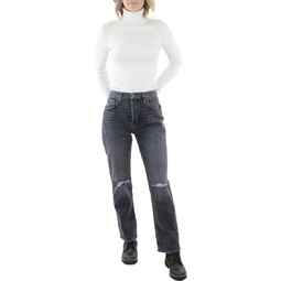 womens denim distressed ankle jeans