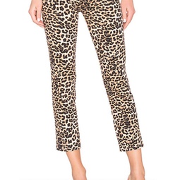 nico mid-rise skinny jeans in leopard