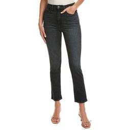 harlow eco black ultra high-rise cigarette ankle jean