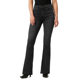 holly washed black flare jean