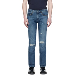 Indigo Slim-Fit Jeans 241141M186005