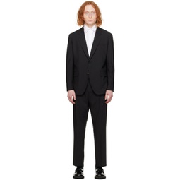 Black Regular-Fit Suit 241084M196007