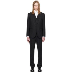 Black Extra-Slim-Fit Suit 241084M196004
