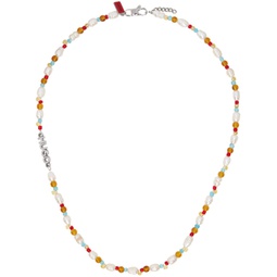 Multicolor Beads Necklace 241084M145007