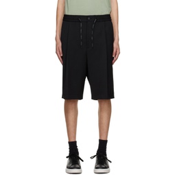 Black Relaxed-Fit Shorts 232084M193013