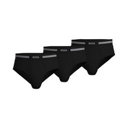 Mens 3-Pk. Traditional Classic Solid Briefs