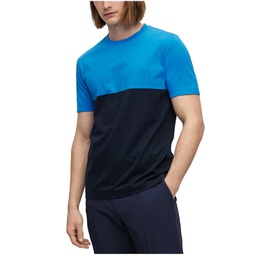 Mens Regular-Fit Color-Blocked T-shirt