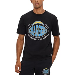 Mens BOSS x NFL Los Angeles Chargers T-shirt