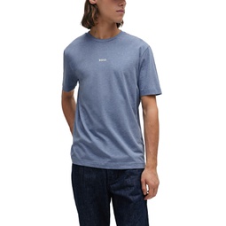 Mens Logo Print Relaxed-Fit T-shirt