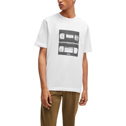 Mens Music-Inspired Print T-shirt