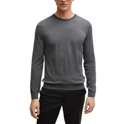 Mens Slim-Fit Crew-Neck Sweater