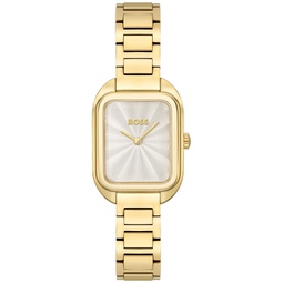 Boss Womens Balley Quartz Ionic Plated Gold-Tone Steel Watch 25mm