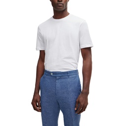 Mens Regular Fit Cotton-Jersey T-Shirt