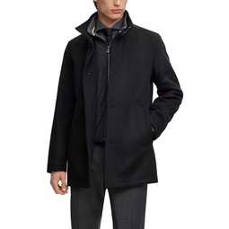 Mens Relaxed-Fit Coat