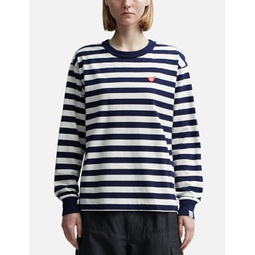 STRIPED L/S T-SHIRT