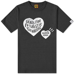 Human Made Drawn Hearts T-Shirt Black