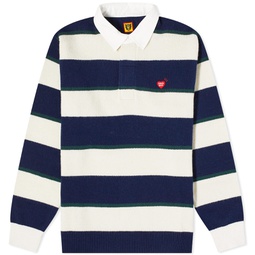 Human Made Rugby Knit Sweater Navy