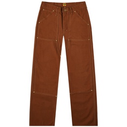 Human Made Duck Double Knee Pants Brown