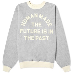 Human Made Contast Sweatshirt Gray