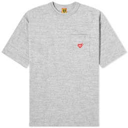 Human Made Heart Pocket T-Shirt Gray