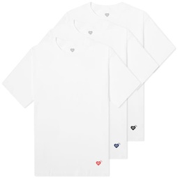Human Made 3 Pack T-Shirt White