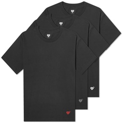Human Made 3 Pack T-Shirt Black