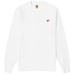 Human Made Heart Long Sleeve T-Shirt White