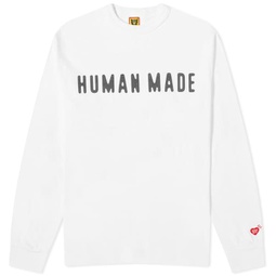 Human Made Arch Logo Long Sleeve T-Shirt White